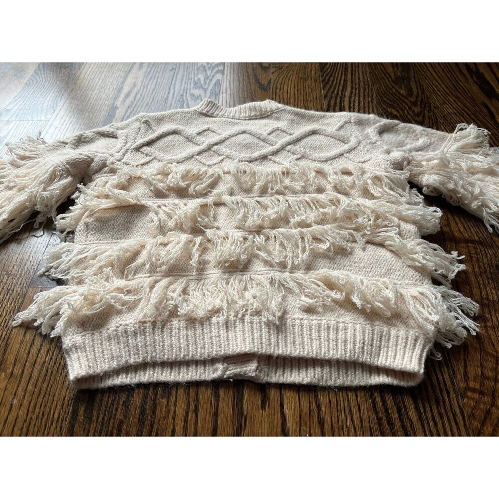 Louise Misha Fringe Cable Cardigan (3-4Y) - Picture 9 of 9